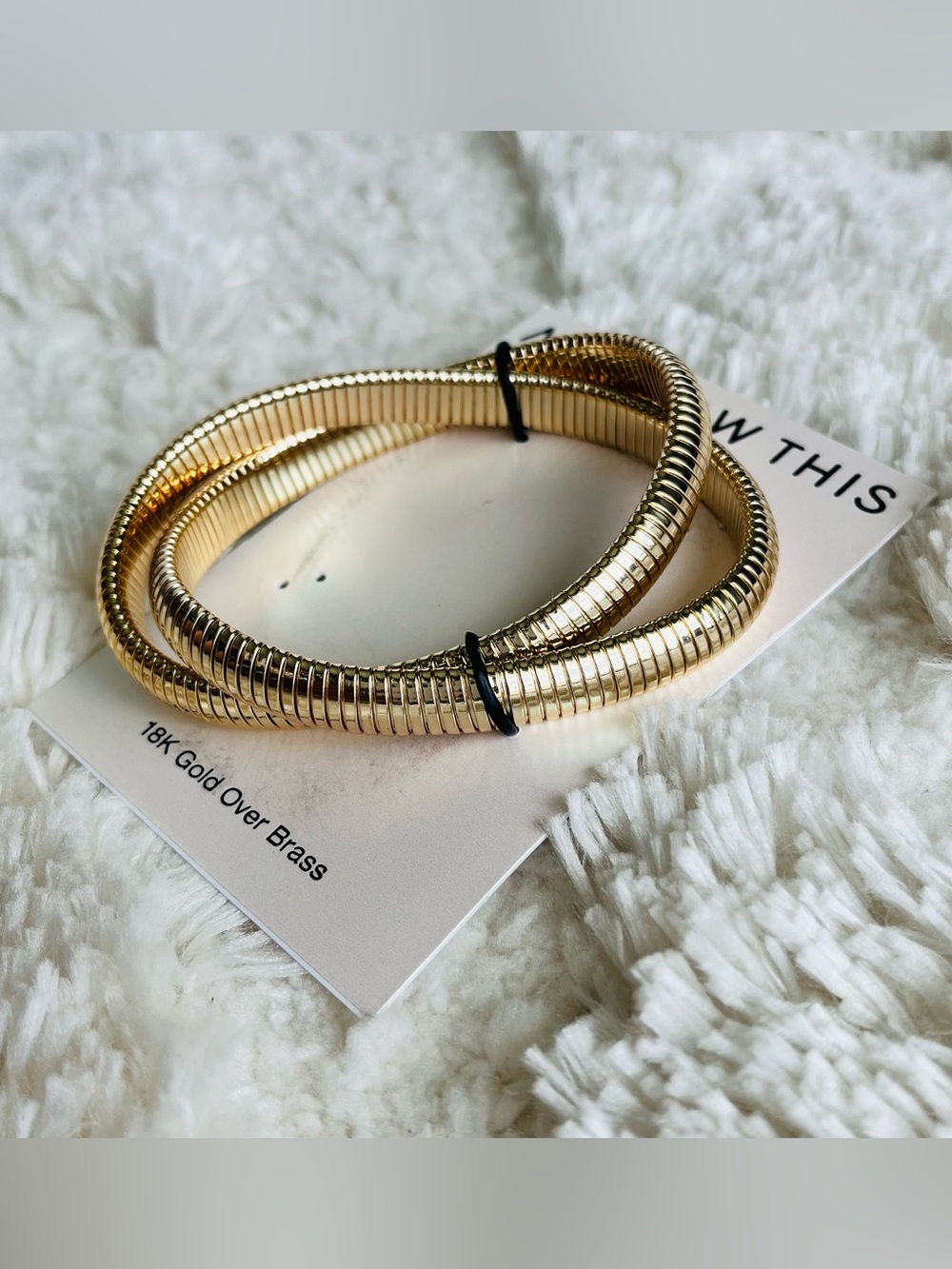 And Now This Interlocking Double Twisted Stretch Bracelet - Picture 2 of 6
